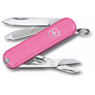 Складной нож Victorinox Classic SD Colors Cherry Blossom 58 мм 7 функций Розовый (0.6223.51G)