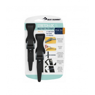 Набор стяжек Sea To Summit Stretch-loc 15 20mm*375mm 2 Pack Black (1033-STS ATD2079-03040117)