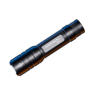 Фонарик ручной аккумуляторный SuperFire F3-T 600 Lumen IP44 Black