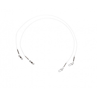 Поводки Flagman Fluo 0,45мм 30см 9.8кг (2шт)