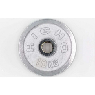 Блины диски хромированные HIGHQ SPORT ТА-1456 10кг Хром