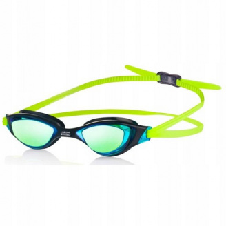 Очки для плавания Aqua Speed XENO MIRROR 6995 салатовый синий (5908217669957)
