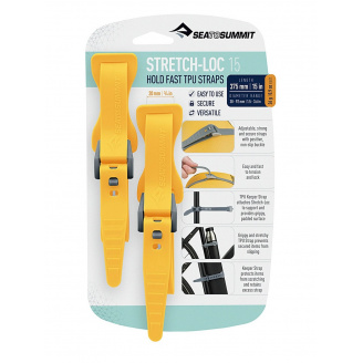 Набор стяжек Sea To Summit Stretch-Loc 15 20mm x 375mm 2 Pack (1033-STS ASLSTRP20X375YW)