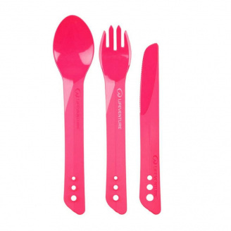 Набор столовых приборов Lifeventure Ellipse Cutlery Pink (1012-75016)