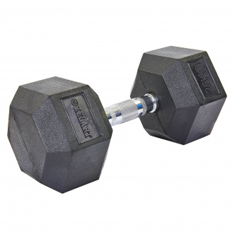 Гантель цельная шестигранная гексагональная ZELART TA-5159-25 25кг