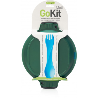 Набор посуды Humangear GoKit Light 5-tool Mess Kit Charcoal/Green (1054-022.0121)