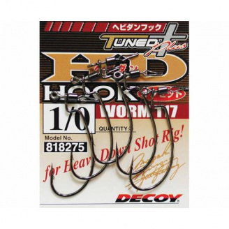 Крючок Decoy Worm 117 HD Hook offset 1/0 5 шт/уп (1013-1562.01.57)
