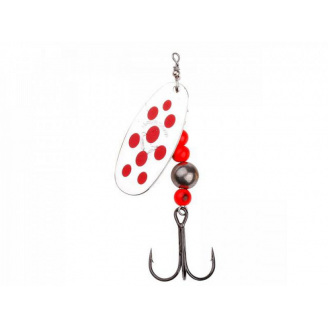 Блесна Savage Gear Caviar Spinner #4 18.0g Белый/Красный (1013-1854.05.63)