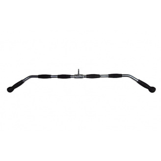 Ручка для тяги за голову c вращающимся подвесом с PU накладкой HIGHQ SPORT SC-8074 l-120см