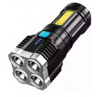 Ручной аккумуляторный фонарик Police X509 4LED+COB