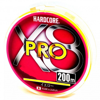 Шнур Duel Hardcore X8 PRO 200м 0.13мм 5.8кг #0.6 (2128540/H3882-Y)