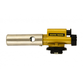 Горелка для газового баллона MASTERTOOL GM Огниво пьезоподжиг/керамическая защита Ø22 мм/1300°С (44-5043)