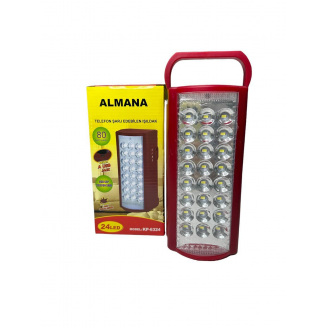 Фонарь кемпинговый с повербанком Almana KP-6324 24 LED Красный (1937277866)