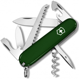 Складной нож Victorinox Camper 9 мм 13 функций Зеленый (1.3613.4)