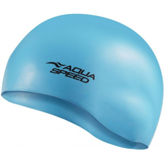 Шапочка для плавания Aqua Speed Mono Голубой One Size (1000-111-42)