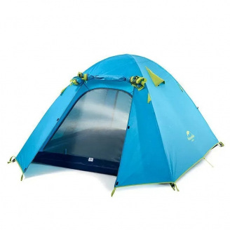 Палатка Naturehike P-Series NH18Z044-P 210х210+65х130 см Синий (1047-6975641888055)