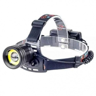 Налобный фонарь XQ-172-T6+COB 2x18650 zoom ЗП microUSB Box Feel Fit