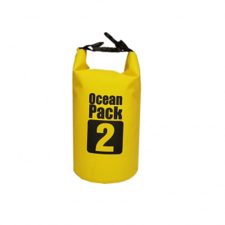 Водонепроницаемая сумка рюкзак гермомешок Ocean Pack 2 л Yellow (553542512)