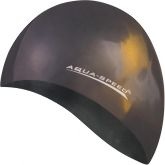 Шапочка для плавания Aqua Speed ​​Bunt Черно-желтый One Size (1000-113-61)