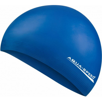Шапочка для плавания Aqua Speed Soft Latex Темно-синий One Size (1000-122-02)