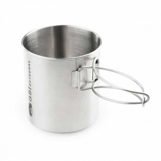 Кружка/кастрюля GSI Outdoors Glacier Stainless Bottle Cup Large 710 мл Серебро (1099-68215)