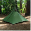 Палатка одноместная с острой верхушкой Naturehike NH17T030-L 210x210x135 см Темно-зеленый (2328781338) Винница