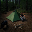 Палатка одноместная с острой верхушкой Naturehike NH17T030-L 210x210x135 см Темно-зеленый (2328781338) Винница