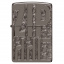 Зажигалка бензиновая Zippo Logos Design Серый (46312) Кам'янка-Дніпровська