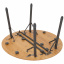 Стол Bo-Camp Poundbury Round 90x90 см Светло-коричневый (DAS302111) Красноград