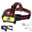 Фонарь аккумуляторный налобный HeadLight KX-210 XPE3W+COB5W Винница