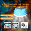 Аккумуляторная лампа для кемпинга Solar Light CCLamp CL023-80 LED с солнечной панелью и крючком 3 режима 80 W 14х7 см Голубой (30151410В) Братське