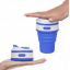 Стакан раскладной силиконовый COLLAPSIBLE Coffee Cup 350 ml Синий (101045BL) Запорожье