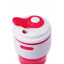 Складной силиконовый стакан с крышкой Tonna Barrel RASPBERRY Черновцы
