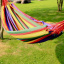 Гамак подвесной для отдыха Comfort тканевый бескаркасный одноместный Mexikan Hammock Разноцветный Тячів