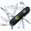 Складной нож Victorinox Huntsman Ukraine Трезубец с сердцем и I love Ukraine (1.3713.3_T1310u) Орехов