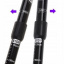 Треккинговые палки Antishock пара 135 см Black (001) Тернопіль