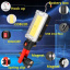 Фонарик Bailong 8859 B/ 7636 COB 2*18650 BATTERY USB CHARGE Миколаїв