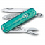 Складной нож Victorinox Classic 58 мм 7 функций Голубой полупрозрачный (0.6223.T24G) Запоріжжя