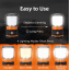 Фонарь кемпинговый T39 SuperFire 850 Lumen IP45 Black-Orange Генічеськ
