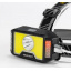 Фонарь аккумуляторный налобный HeadLight SL-13 3W+COB10W Ворожба