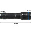 Фонарик тактический ручной COP BL-8900-P50 Black Ковель