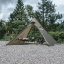 Палатка Naturehike CNK2300ZP025 300х300х210 см Коричневый (1047-6976023922534) Курень