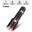 Ручной фонарь аккумуляторный Bailong BL-736-T6 черный с красным (1757000151) Олександрія