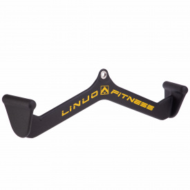 Рукоятка для тяги с широким хватом LINUO FITNESS TA-3700-56 54см Черный
