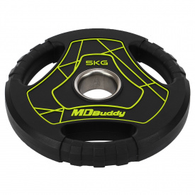 Диски полиуретановые MDbuddy TA-9647-5 51 мм 5 кг черный