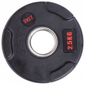 Блины диски обрезиненные LIFE FITNESS SC-80154B-2_5 2,5кг Черный
