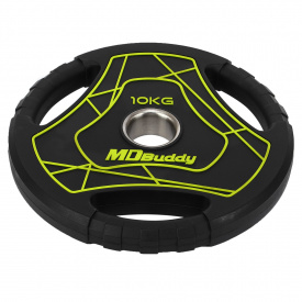 Диски полиуретановые MDbuddy TA-9647-10 51 мм 10 кг черный