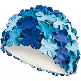 Шапочка для плавания Aqua Speed Bloom Сине-голубой One Size (1000-105-05)