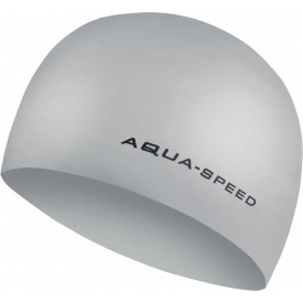 Шапочка для плавания Aqua Speed ​​3D Cap Серебристый One Size (1000-092-26)