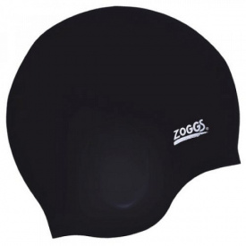 Шапочка для плавания Zoggs Ultra-fit Silicone Cap Черный One Size (1000-300767.BK)
